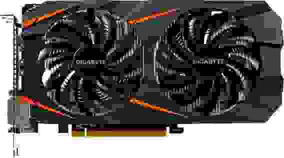 GIGABYTE GeForce GTX 1060 1582Mhz PCI-E 3.0 3072Mb 8008Mhz 192 bit 2xDVI HDMI HDCP