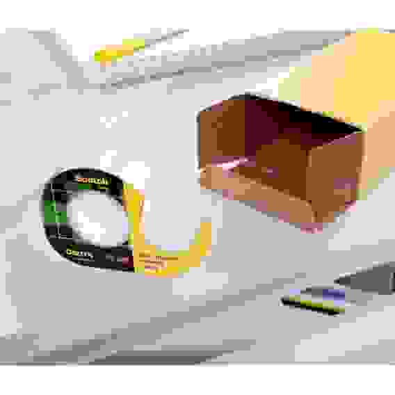 Клейкая лента канцелярская Scotch двухсторонняя прозрачная 12 мм x 6.3 м (2 штуки в упаковке)