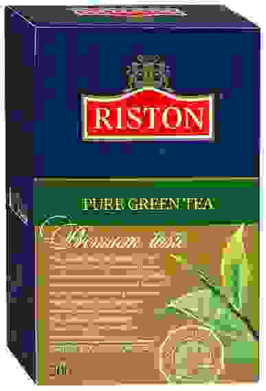 Чай зеленый Riston Pure Green байховый китайский крупнолистовой 200г