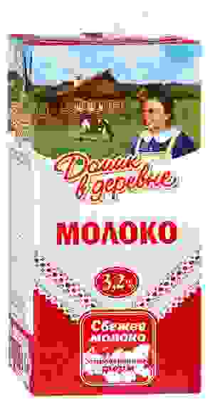 Молоко Домик в деревне ультрапастеризованное 3,2%, 925мл