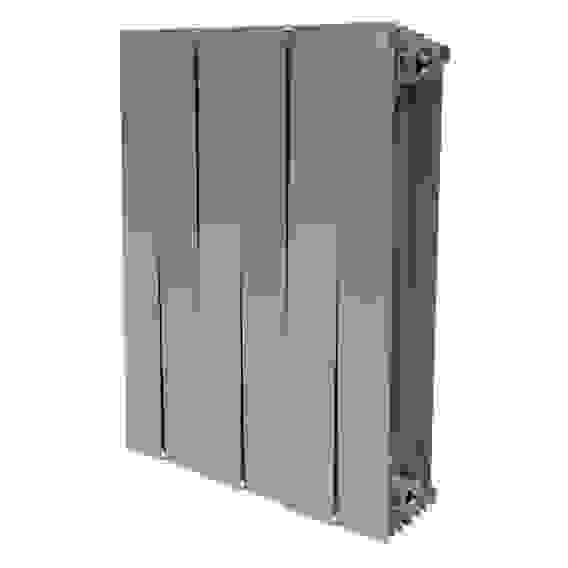 Биметаллический радиатор Royal Thermo PianoForte 500 Silver Satin (4 секции)
