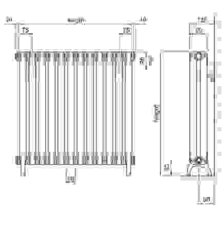 Алюминиевый радиатор Fondital Mood 535 (8 секций)