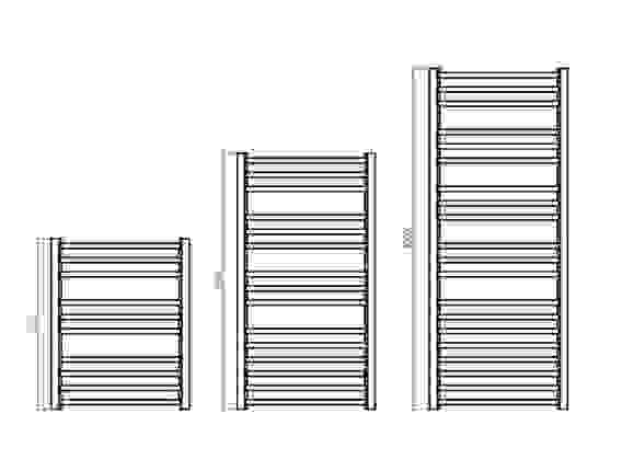 Водяной полотенцесушитель Grota Calma 480х600