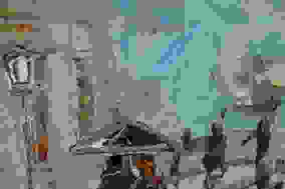 Картина маслом &quot;Ночной город&quot;