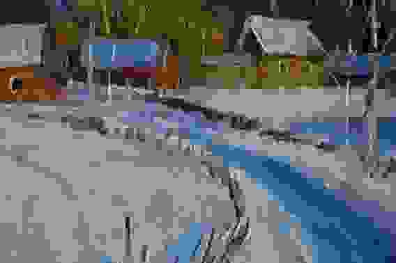 Картина маслом &quot;Зима в деревне&quot;