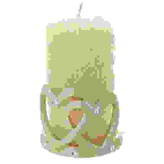 Свеча &quot;Сердца&quot; с подсвечником, 11,5 см