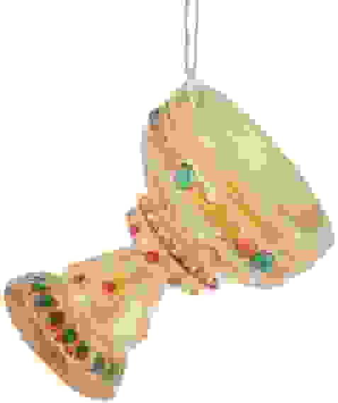 Украшение новогоднее подвесное Феникс-Презент &quot;Кубок&quot;, высота 7 см