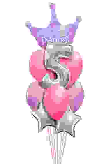 Композиция из шаров С днем рождения Принцесса