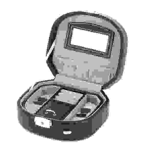 Шкатулка для украшений Jardin D'Ete PD8044, черная рептилия