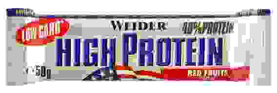 Батончик протеиновый 40% Low Carb High Protein bar красные фрукты (белый шоколад) 50г
