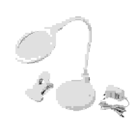 Лупа Rexant на струбцине диаметр 95 мм кратность увеличения 3 (с подсветкой)