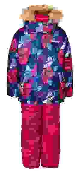 Комплект (куртка, полукомбинезон) GUSTI, фиолетовый