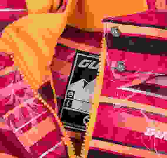 Комплект (куртка, полукомбинезон) GUSTI, розовый/желтый