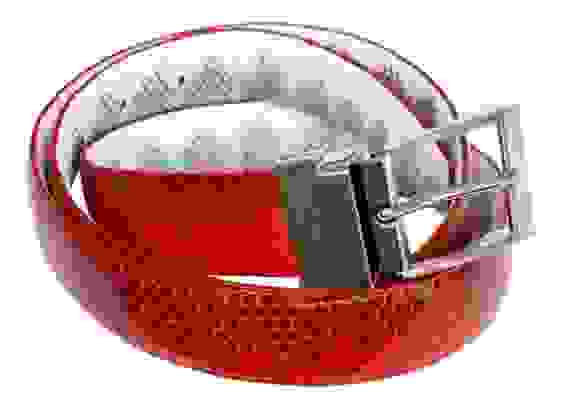 Ремень из кожи морской змеи &quot;Икахека&quot;