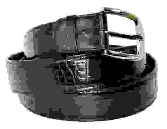 Ремень из кожи крокодила (живот)