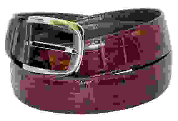 Ремень из кожи крокодила (живот)