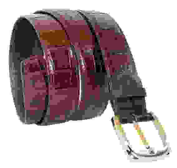 Ремень из кожи крокодила (живот)